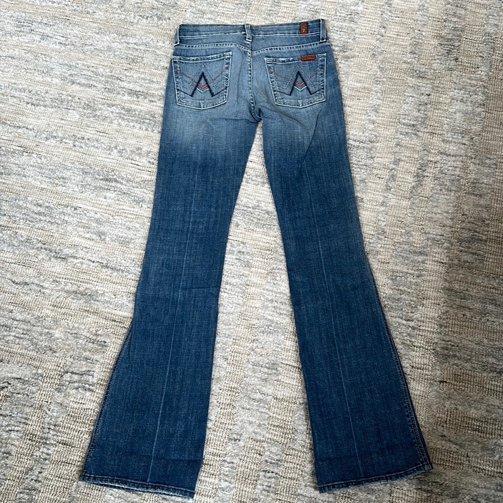 7 For All Mankind Jeans. Size 25. New no tags. Flared “A” pocket jeans